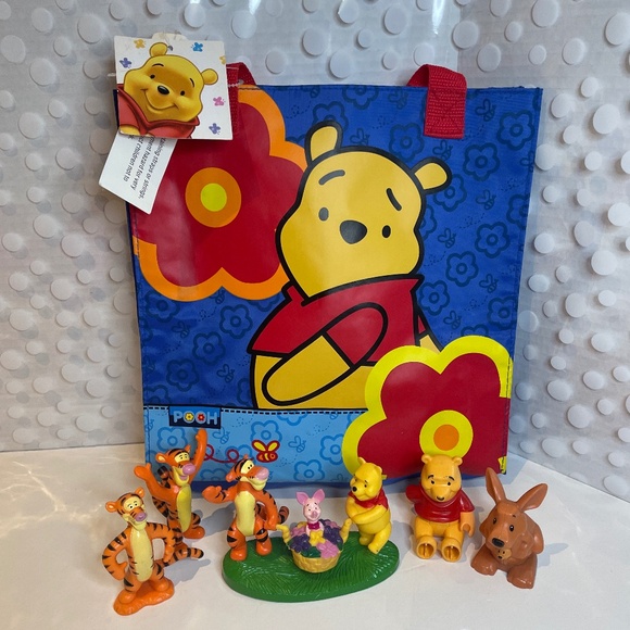 Winnie the Pooh 🐻🍯Tote bag with Winnie, Piglet & Tigger bundle - Picture 1 of 11